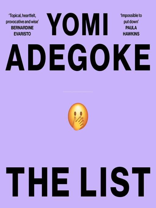 Title details for The List by Yomi Adegoke - Wait list